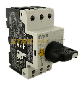 Protector de circuito de motor Eaton PKZM0-10/AK, IEC, 6,3-10A, riel DIN, 3 polos, 600 V - Imagen 1 de 6
