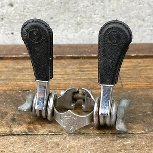 Vintage Simplex Shift Levers Down Tube 28.6 mm Clamp On Shifter Friction 70s - Picture 1 of 10