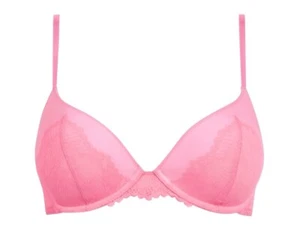 Sujetador push-up Triumph Lace Spotlight WHU 80D rosa NUEVO - Imagen 1 de 2