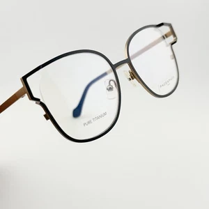 NEW Authentic FACE A FACE Eyeglass MALLET 2 Cat Eye Ladies Stylish Spec Titanium - Picture 1 of 9