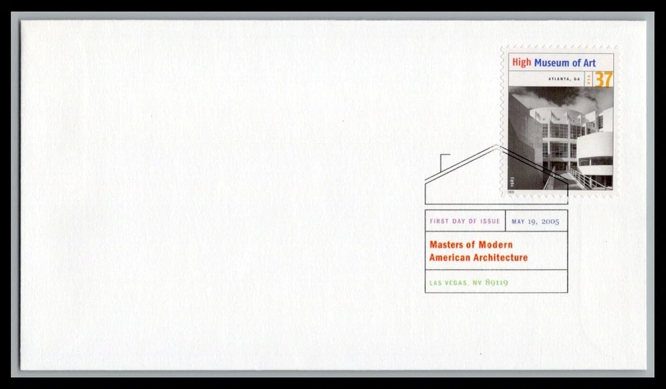 US FDC # 3910j 37c Modern American Art none High. Atlanta  2005, 9p3575 - Image 1 of 1