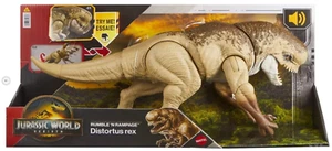 Jurassic World REBIRTH Rumble 'n Rampage DISTORTUS REX 50cm MATTEL DINOSAUR, NEW - Picture 1 of 4