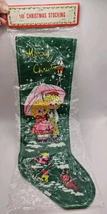 Vintage Filz Raggedy Ann & Andy Weihnachtsstrumpf - Bild 1 von 5