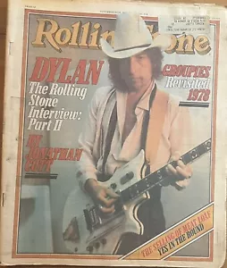Rare Vintage Rolling Stone Mag. BOB DYLAN GROUPIES #276 1978 VIN. ADS - Picture 1 of 2