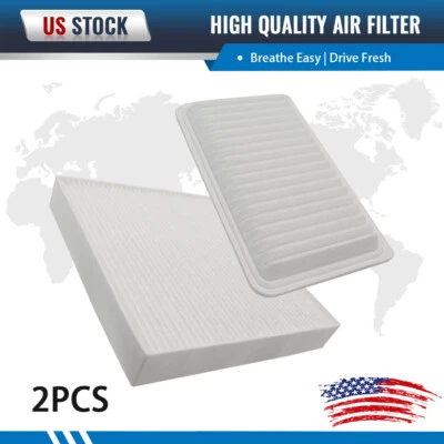 Juego de filtros de aire de motor y cabina para Toyota Highlander 2008-2013 Camry 2007-2011 Foto 1 de 4