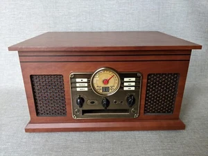 Victrola Nostalgic Classic Wood 6-in-1 Bluetooth Turntable Center (Read) - Picture 1 of 14