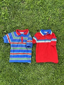 Vintage Polo Shirt Size 4 & 5 OshKosh Big Osh Boys Top T-Shirt Lot Of 2 RARE - Picture 1 of 15