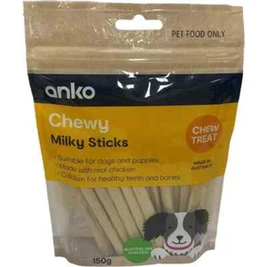 NEW Pet Treat Milky Sticks Suitable for Dogs and Puppies No Artificial Flavours - Picture 1 of 3