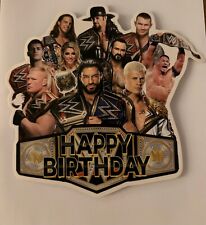 WWE Wrestling Birthday Cake Topper