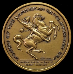 Medalla Sociedad Histórica del Capitolio Era Revolución Americana 1985 38 mm - Imagen 1 de 2