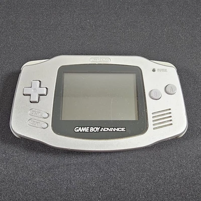 Nintendo Game Boy Advance GBA Handheld Console Only AGB-001 Silver Gray TESTED - Image 1 of 4
