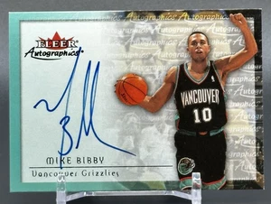 2000-01 Fleer Tradition Autographics Mike Bibby Auto - Vancouver Grizzlies - Bild 1 von 2