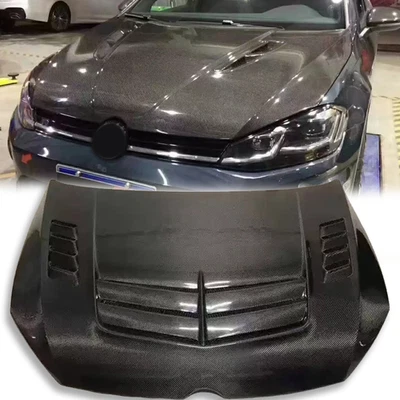 Cubierta del capó del motor de fibra de carbono para Volkswagen Golf 7 7,5 MK7 GTI Foto 1 de 4
