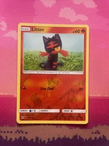 Pokemon Karte Litten Leuchtende Legenden Reverse Holo 15/73 Near Mint - Bild 1 von 2