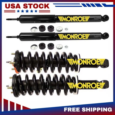 Complete Rear Shock & Front Strut Kit Monroe Fits For Toyota Sequoia 2001-2007 - Image 1 of 4