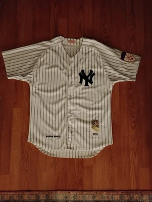 Camiseta para hombre Mitchell + Ness New York Yankees Mickey Mantle talla 52 Foto 1 de 4