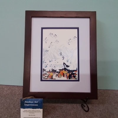 STAR PRINCESS by Rie Munoz One-of-a-Kind Custom Framed Art Card - Image 1 of 4