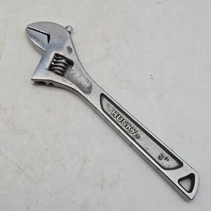 Husky 8" 200mm Steel Adjustable Wrench - Picture 1 of 11