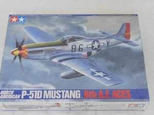 1/48 Tamiya WWII US North American P-51D Mustang 8th AF Aces Plastic Model Kit - Picture 1 of 1