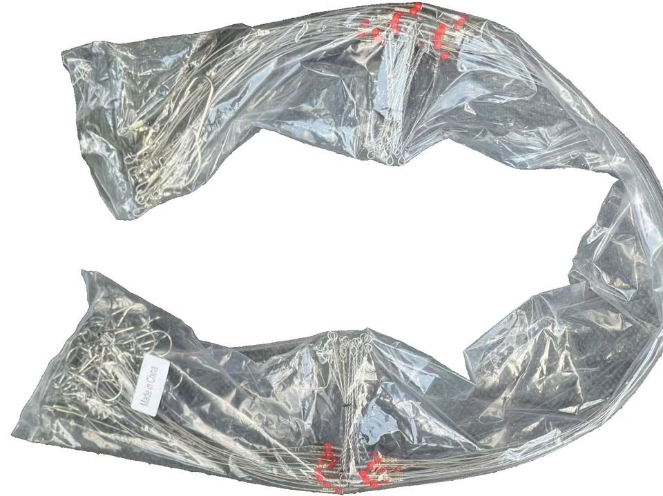 Paquete de 25 plataformas altas bajas porgy Scup pesca 2 brazos cable líder Foto 1 de 1