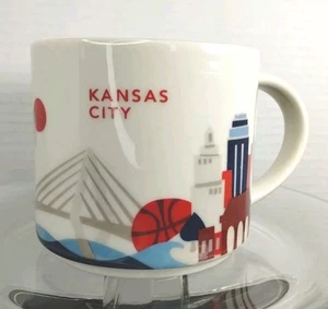 2014 Starbucks Kansas City Mug "You Are Here Series" Coffee  Collection 14Oz Cup - Picture 1 of 7