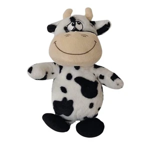 Kellytoy Cute Plush Cartoon Cow Stuffed Animal Black White Spots Soft 14 Inch - Picture 1 of 8