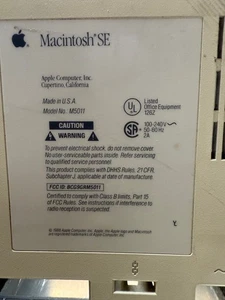 Macintosh SE back case - Picture 1 of 7