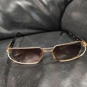 Gafas de sol CAZAL octogonales con lentes marrones marco dorado accesorio elegante - Imagen 1 de 12