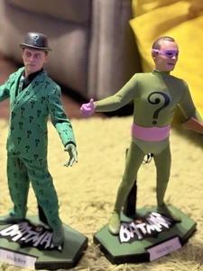 1/6 1966 Batman The Riddler 2 Figure Set U.S SELLER Mars Toys Hot Enigma Gorshin - Imagen 1 de 4