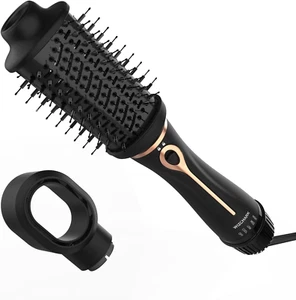 Dual Voltage 1200W Hot Air Brush for Styling and Drying - Travel Ready - Picture 1 of 11