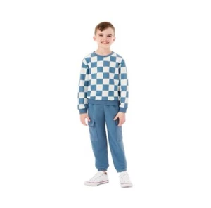 Member's Mark Boys 2-Piece Long-Sleeve Shirt Jogger Playwear Set Size 5T - Picture 1 of 5