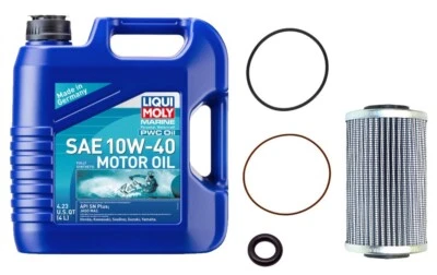 Kit de servicio de cambio de aceite SeaDoo 4-Tec GTX GTR GTI RXT RXP Wake Pro 130 215 1500 Foto 1 de 4