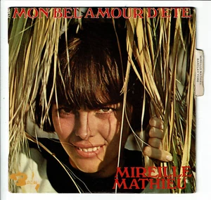 Mireille MATHIEU Disque 45T 7" EP MON BEL AMOUR D'ETE - BARCLAY 71368 Languette - Picture 1 of 3
