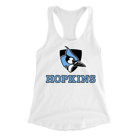 Venley Official NCAA Johns Hopkins Blue Jays Women's Racerback Tank Top Cover