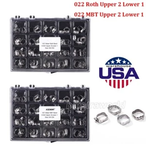 AZDENT Dental Orthodontic Bands with Buccal Tube 1st Molar Roth/MBT 022 - Picture 1 of 11
