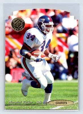 1995 SP Championship Football Herschel Walker #165  Die Cuts - Image 1 of 2