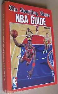 1988-1989 TSN NBA Basketball Guide, Michael Jordan nice red cover, 496+ pages - Picture 1 of 1