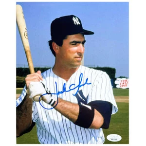 Jack Clark Signed New York Pose 3 Baseball 8x10 Photo (JSA) - Picture 1 of 1