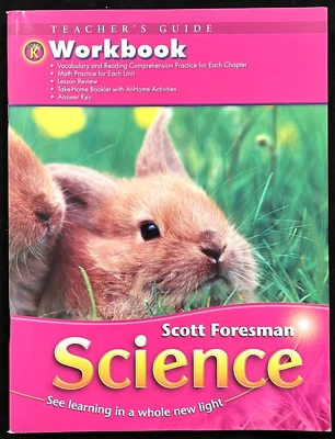 Kindergarten - SCIENCE - TEACHER'S GUIDE WORKBOOK  (2006, Scott Foresman) - Image 1 of 4