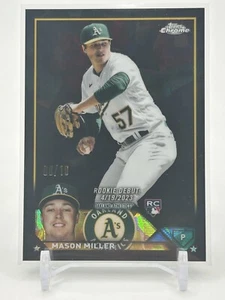 2023 Topps Chrome Update Sapphire - Mason Miller Black 8/10 - Picture 1 of 2