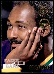 1996-97 Fleer Sprite Karl Malone Utah Jazz #36
