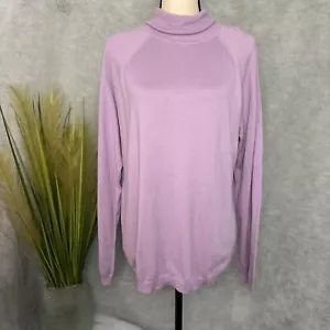 TALBOTS Lavender Turtleneck BRAND NEW NWT Soft Long Sleeve Top Size XL - Picture 1 of 13
