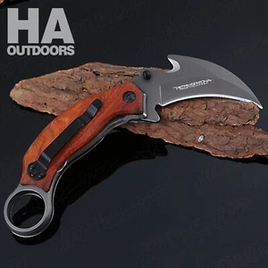 Outdoor Survival Rescue Hiking Hunting Camping Tools Pocket Folding Knife x52 - Picture 1 of 4