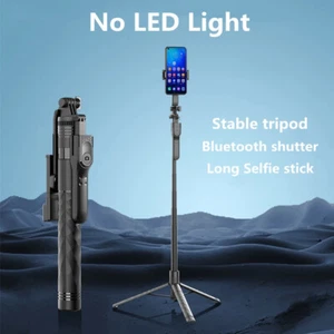 68" Wireless Selfie Stick Tripod Stand Foldable Remote For Phone Shooting Live - Picture 1 of 16