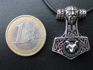 Thors Hammer 925 er Silber + Geschenkbox + Band et Nox Anhänger / x672 - Bild 1 von 9