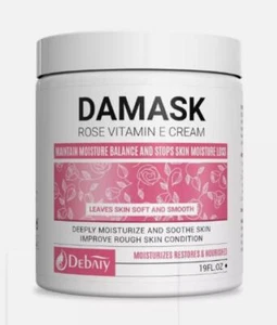 DEBAIY Rose-Infused Vitamin E Feuchtigkeitscreme - Sanfte Feuchtigkeit für Gesicht & Körper - Bild 1 von 6