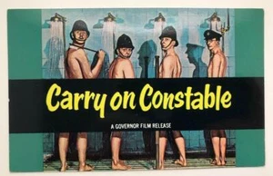 Carry On Constable Movie Theater Promotion Postcard East Lansing MI 1960 Comedy - Picture 1 of 1