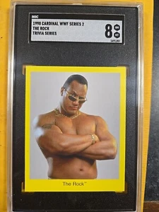 1998 Cardinal WWF "The Rock" Maivia Trivia Series 2 SGC 8 NM-MT 1207 - Picture 1 of 2
