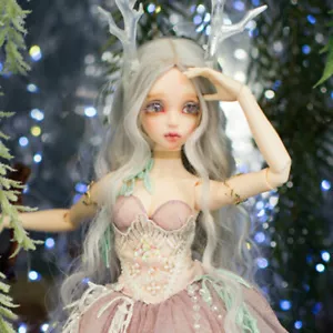 FULL SET 1/4 BJD Doll Fairy Beauty Girl Resin Ball Jointed Doll Eyes Face Makeup - Picture 1 of 12