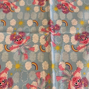 ABBY'S FLYING FAIRY SCHOOL FROM SESAME STREET- 100% COTTON FABRIC 35” Long - Picture 1 of 4